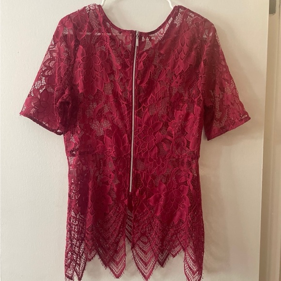 Tart lace zip up blouse - Picture 3 of 4